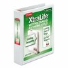 Cardinal 1-1/2" Slant Ring Binder, XtraLife, White 26310